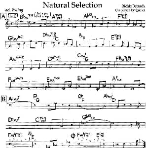 Natural Selection 钢琴谱