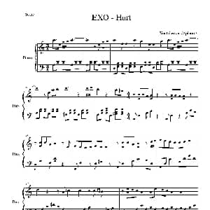 Hurt 钢琴谱