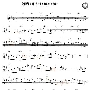 萨克斯谱 | RHYTHM CHANGES SOLO