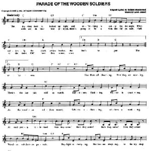PARADE OF THE WOODEN SOLDIERS_外国歌谱