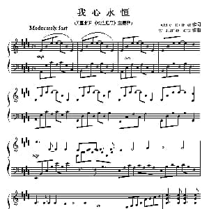 我心永恒 钢琴谱
