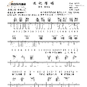 还记得吗 吉他谱 张韶涵 吴易伟 小伟 小虎哥制谱