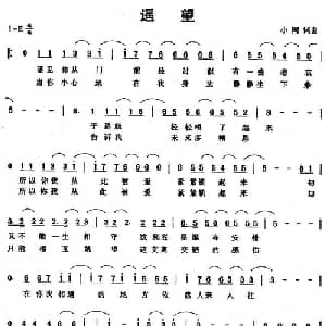 遥望_通俗唱法乐谱_词曲:小柯 小柯