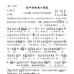 为何你把我心伤透_歌曲简谱_词曲:飘飘 崇华 义恒