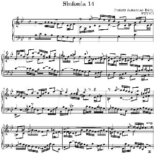 15首巴赫三部创意曲集 钢琴谱 巴赫