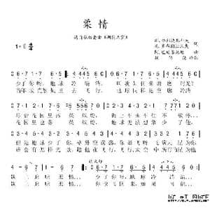 柔情_歌谱投稿