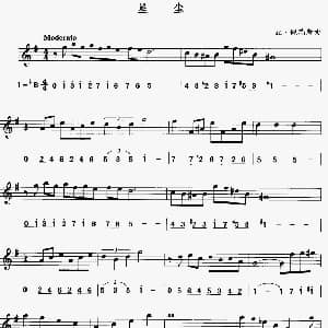 萨克斯谱 | 星尘 线简谱对照版 M 佩瑞斯