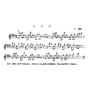 小提琴谱 | 小乒乓 赵薇