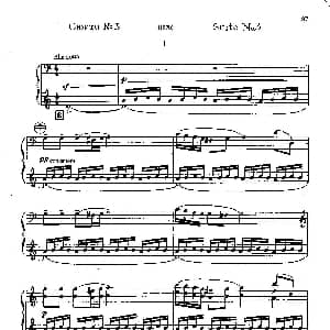 手风琴谱 | 佐罗塔耶夫 六首儿童组曲之三 前苏联 佐罗塔耶夫