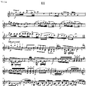 小提琴谱 | Devil's Trill III 塔蒂尼