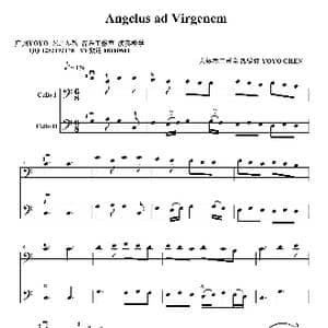 Angelus ad Virgenem_歌曲简谱