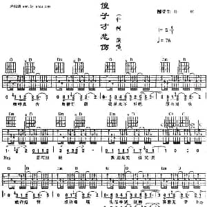 傻子才悲伤 吉他谱 朴树 朴树 朴树