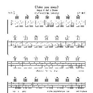 Take you away_歌曲简谱_词曲:佚名 佚名