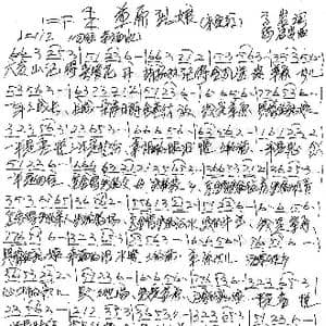 草原新娘_歌谱投稿_词曲:高岩 何启安