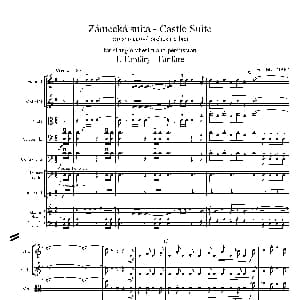 小提琴谱 | Ivo Blaha Zamecka suita Full Score 城堡套曲 艾沃 布哈