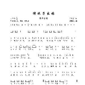 傈妹子出嫁_歌谱投稿_词曲:俞明龙 刘其发