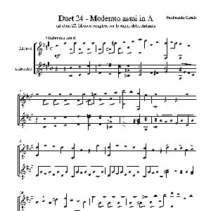 Metodo Completo Op.27 3 吉他谱 卡鲁里 Ferdinando Carulli