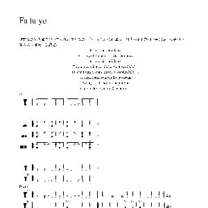 Fa to yo 非洲手鼓谱