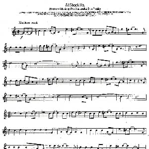 萨克斯谱 | All Shook Up