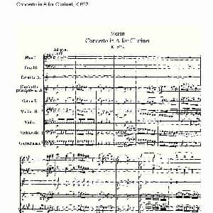 Concerto in A for Clarinet, K.622 A调单簧管协奏曲, K.62