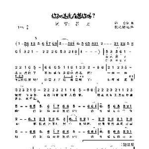 你知道我在想你吗？_歌曲简谱_词曲:郭力 郭力
