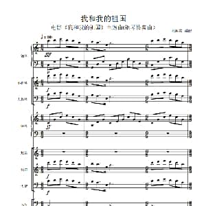 我和我的祖国 钢琴谱 杜澍霖