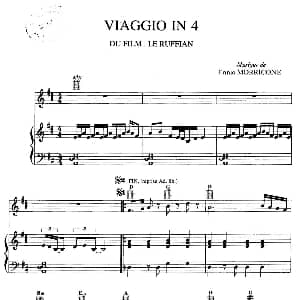 电影配乐大师莫瑞康最佳20首钢琴谱 钢琴谱 莫瑞康 Ennio Morricone