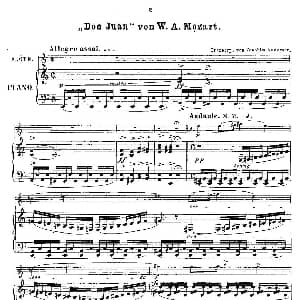 长笛曲谱 | Opern Transcriptionen.Op.45 5 长笛 钢琴伴奏