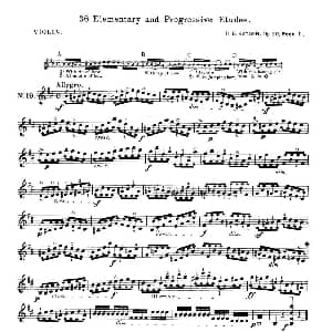 小提琴谱 | 开塞 KAYSER 36首小提琴练习曲之19