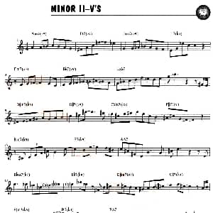 萨克斯谱 | MINOR II V'S
