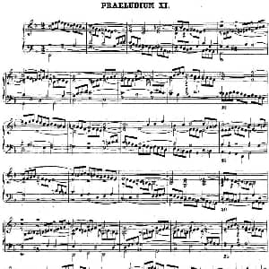 巴赫 平均律钢琴曲集 第二卷 之前奏曲 钢琴谱 巴赫