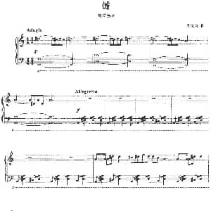 傩 钢琴谱 朱晓宇