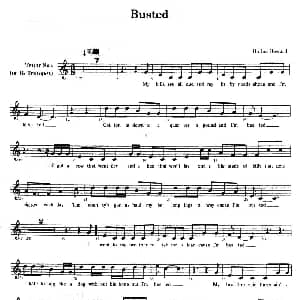 萨克斯谱 | Busted 布伦茨 伦道夫 Boots Randolph