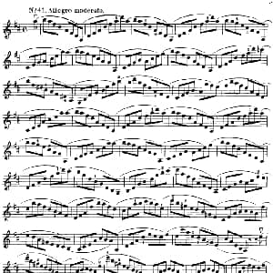 小提琴谱 | 沃尔法特60首练习曲 Op.45 第31 40页