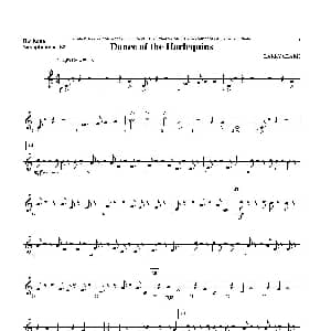 Dance of Harlequins 低音萨克斯分谱