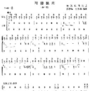 琵琶谱 | 阿细跳月 琵琶 古筝