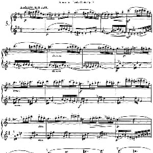 长笛曲谱 | 苏斯曼12首长笛重奏曲Op.53 NO.5 Soussmann 苏斯曼