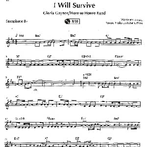 萨克斯谱 | I Will Survive