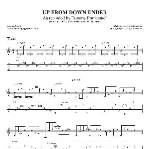 tommy emmanuel up from down under 吉他谱