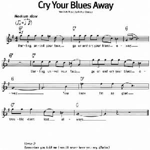 蓝调音乐:Cry Your Blues Away_外国歌谱