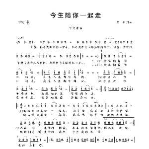 今生陪你一起走_歌曲简谱_词曲:前世 前世
