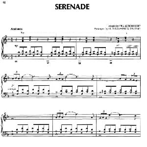 SERENADE 钢琴谱