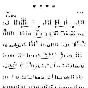 草原素描 笙谱 梁欣