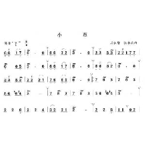 笛子谱 | 小草