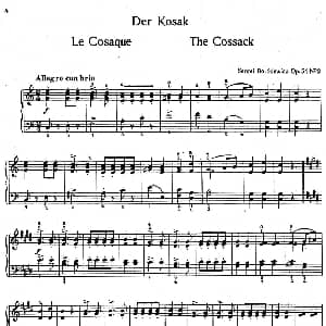 9首简易小品 玩偶 钢琴谱 谢尔盖 艾德华多维奇 波特凯维茨