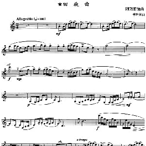 回旋曲 单簧管 辛沪光曲 卿烈军编曲