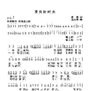 莫负好时光_歌曲简谱_词曲:童童 汪天亮