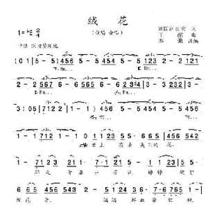 绒花 亦弛改编 _歌曲简谱_词曲:刘国富 田宏 王酩