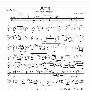 萨克斯谱 | Aria 咏叹调 David Beltran