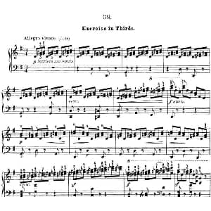 50首车尔尼Op.740钢琴手指灵巧技术练习曲 钢琴谱 车尔尼